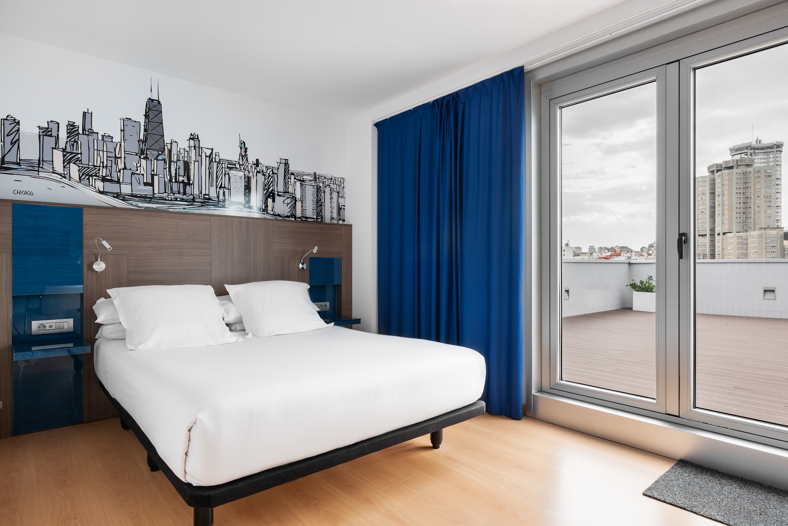 Eurostars Blue Coruña, hotel accommodation in A Coruña on the Camino Inglés