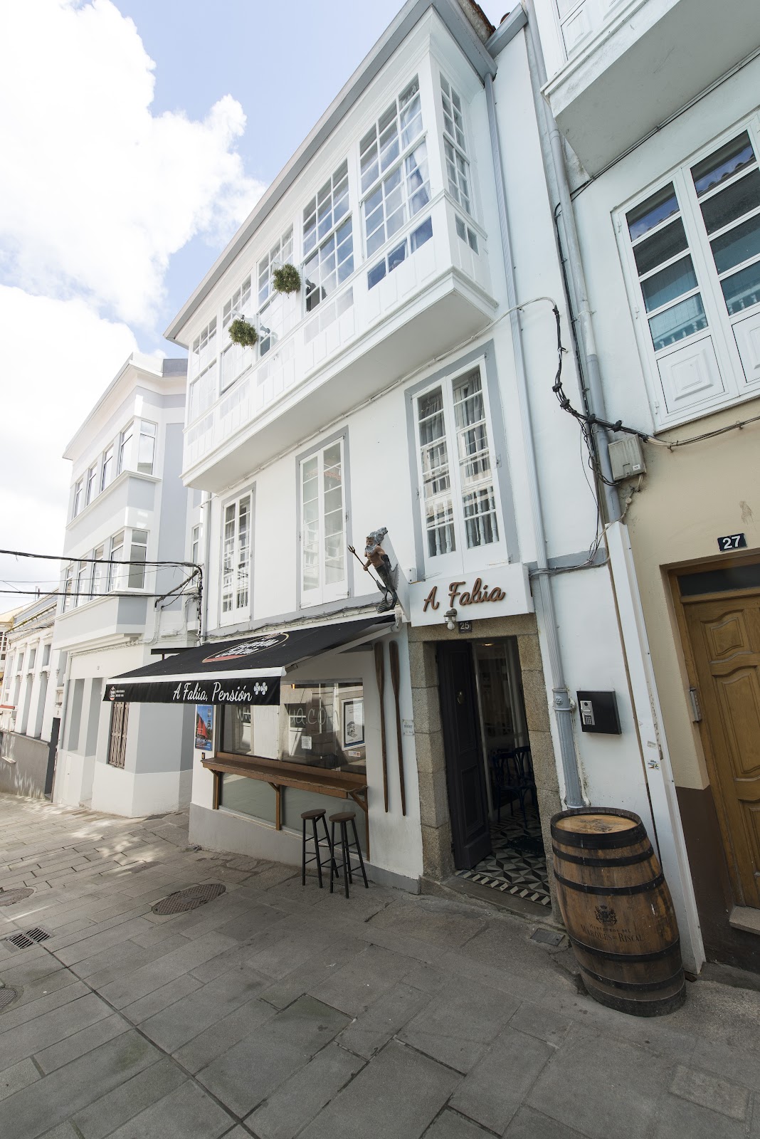 Hotel A Falúa, guesthouse accommodation in Pontedeume on the Camino Inglés