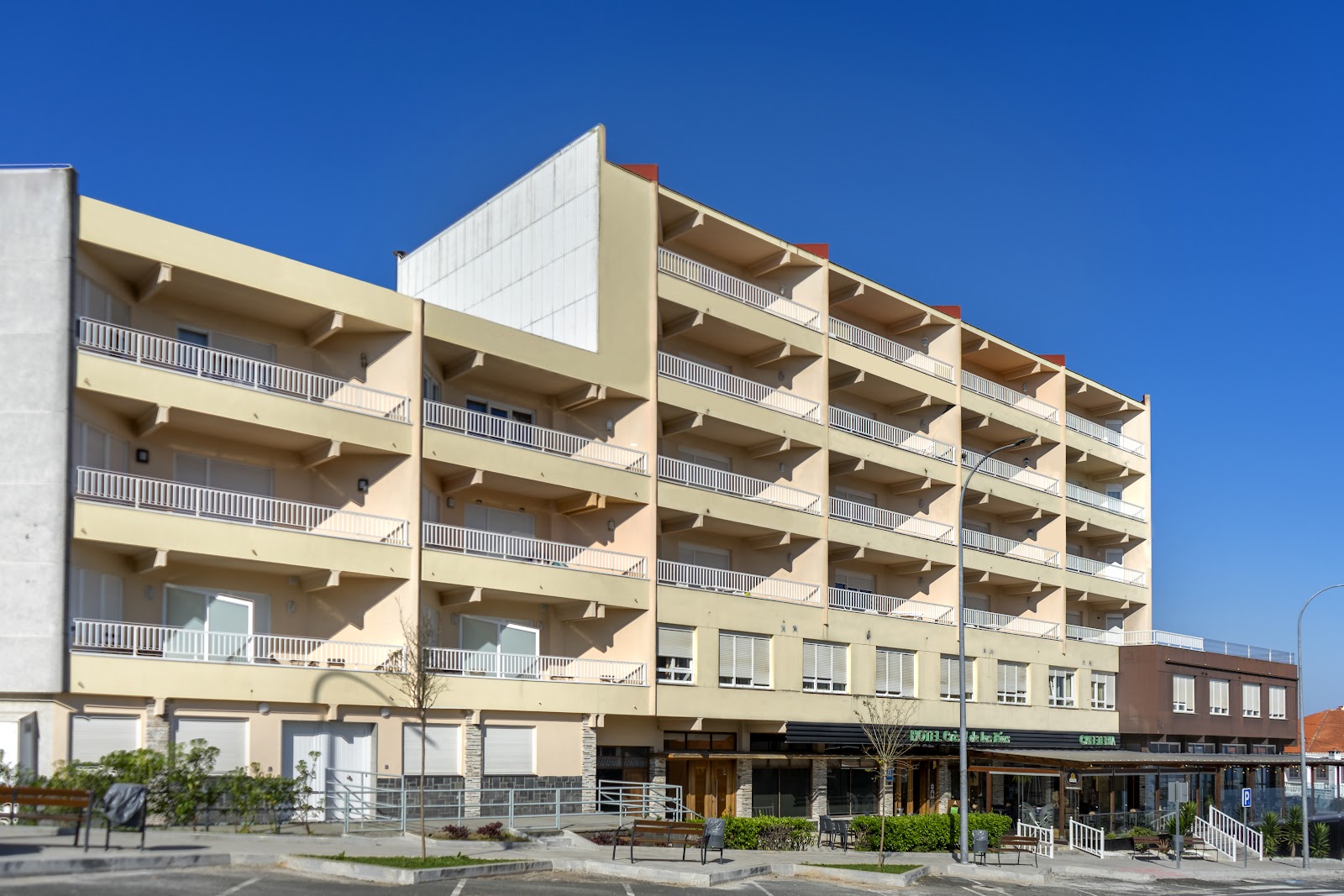 Miño locality view on the Camino Inglés route
