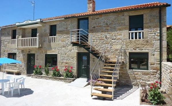 Olveiroa locality view on the Camino Finisterre route
