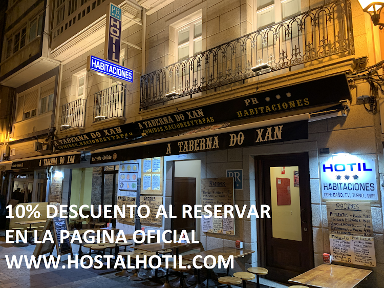 Hotil, hotel accommodation in A Coruña on the Camino Inglés