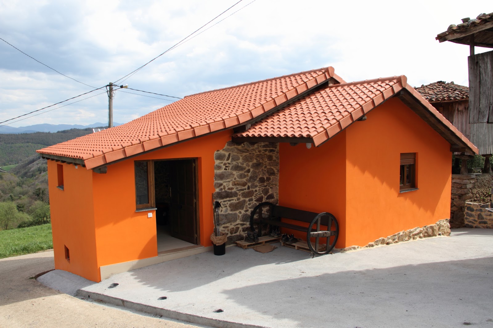 Borres locality view on the Camino Primitivo route