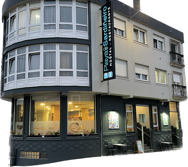Restaurante-Hotel Playa de Sardiñeiro, hotel accommodation in Sardiñeiro on the Camino Finisterre