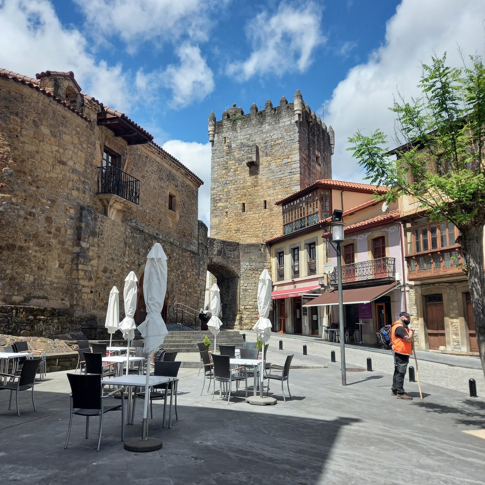Salas locality view on the Camino Primitivo route